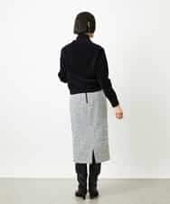 FMHDD02260 MICHEL KLEIN(ミッシェルクラン) [セットアップ対応]ファンシーツイードタイトスカート グレー