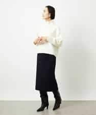 FMHDD02260 MICHEL KLEIN(ミッシェルクラン) [セットアップ対応]ファンシーツイードタイトスカート グレー