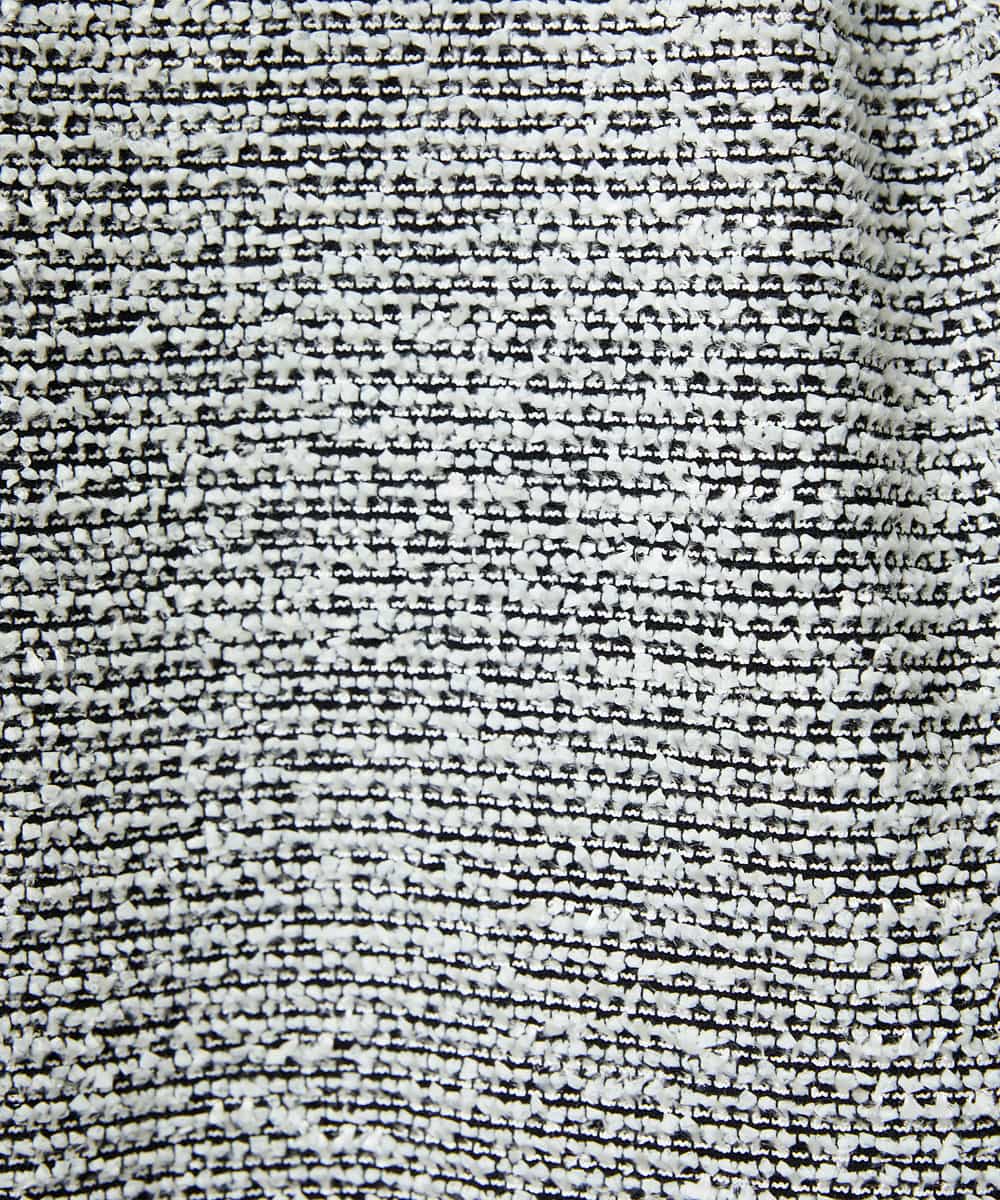 FMHDD02260 MICHEL KLEIN(ミッシェルクラン) [セットアップ対応]ファンシーツイードタイトスカート グレー