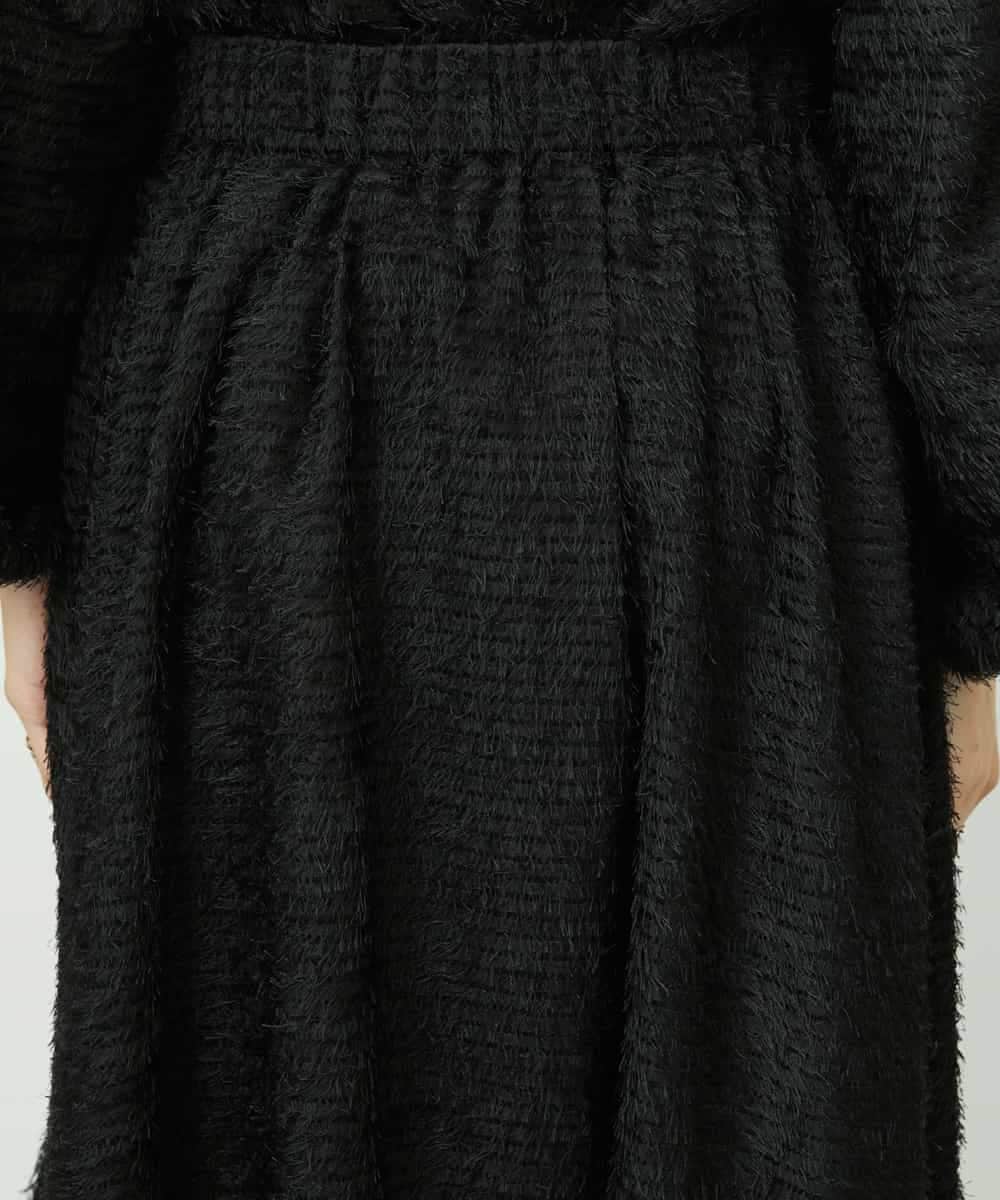 FMHDD03250 MICHEL KLEIN(ミッシェルクラン) [セットアップ対応/コージーボトム]ギャザースカート ブラック