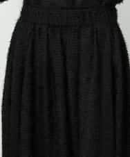 FMHDD03250 MICHEL KLEIN(ミッシェルクラン) [セットアップ対応/コージーボトム]ギャザースカート ブラック