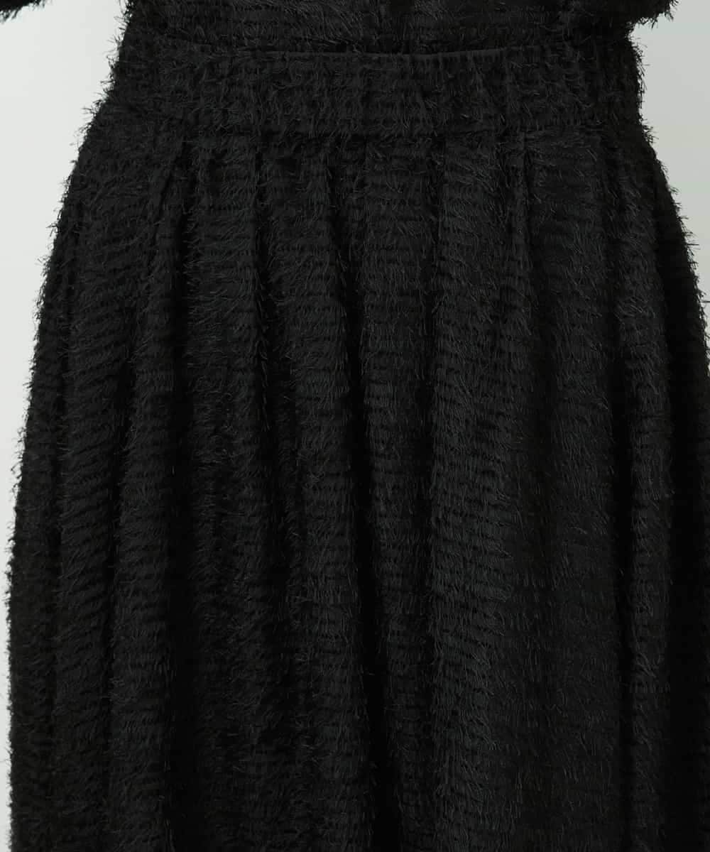 FMHDD03250 MICHEL KLEIN(ミッシェルクラン) [セットアップ対応/コージーボトム]ギャザースカート ブラック