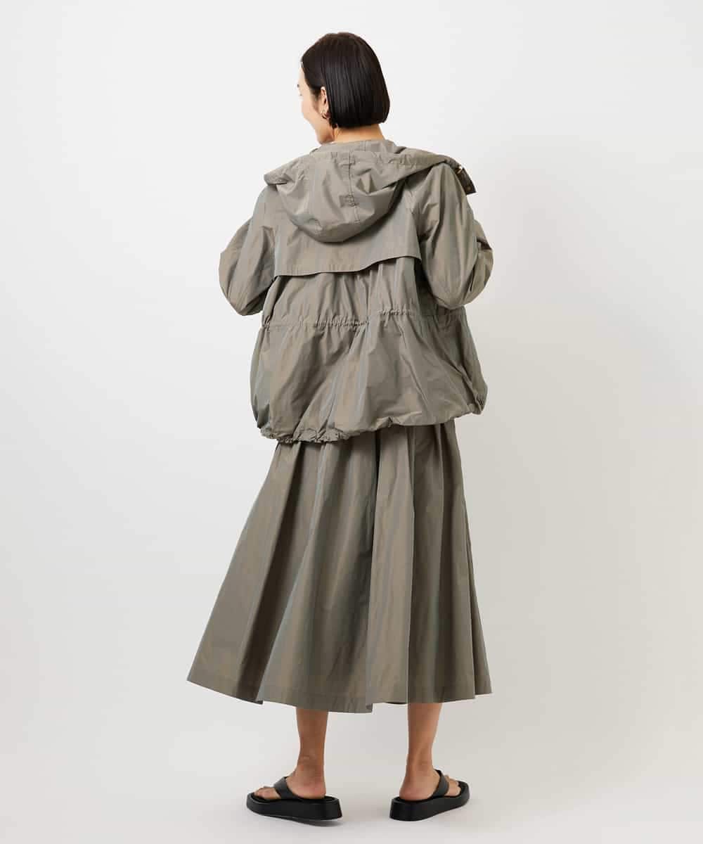 FMHDD05290 MICHEL KLEIN(ミッシェルクラン) [セットアップ対応/コージーボトム]ライトギャザースカート カーキ