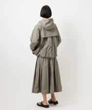 FMHDD05290 MICHEL KLEIN(ミッシェルクラン) [セットアップ対応/コージーボトム]ライトギャザースカート カーキ