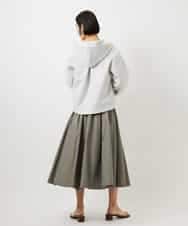 FMHDD05290 MICHEL KLEIN(ミッシェルクラン) [セットアップ対応/コージーボトム]ライトギャザースカート カーキ