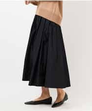 FMHDD05290 MICHEL KLEIN(ミッシェルクラン) [セットアップ対応/コージーボトム]ライトギャザースカート カーキ