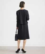 FMHDV01200 MICHEL KLEIN(ミッシェルクラン) [セットアップ対応]ファンシーツイードセミタイトスカート グレー(92)