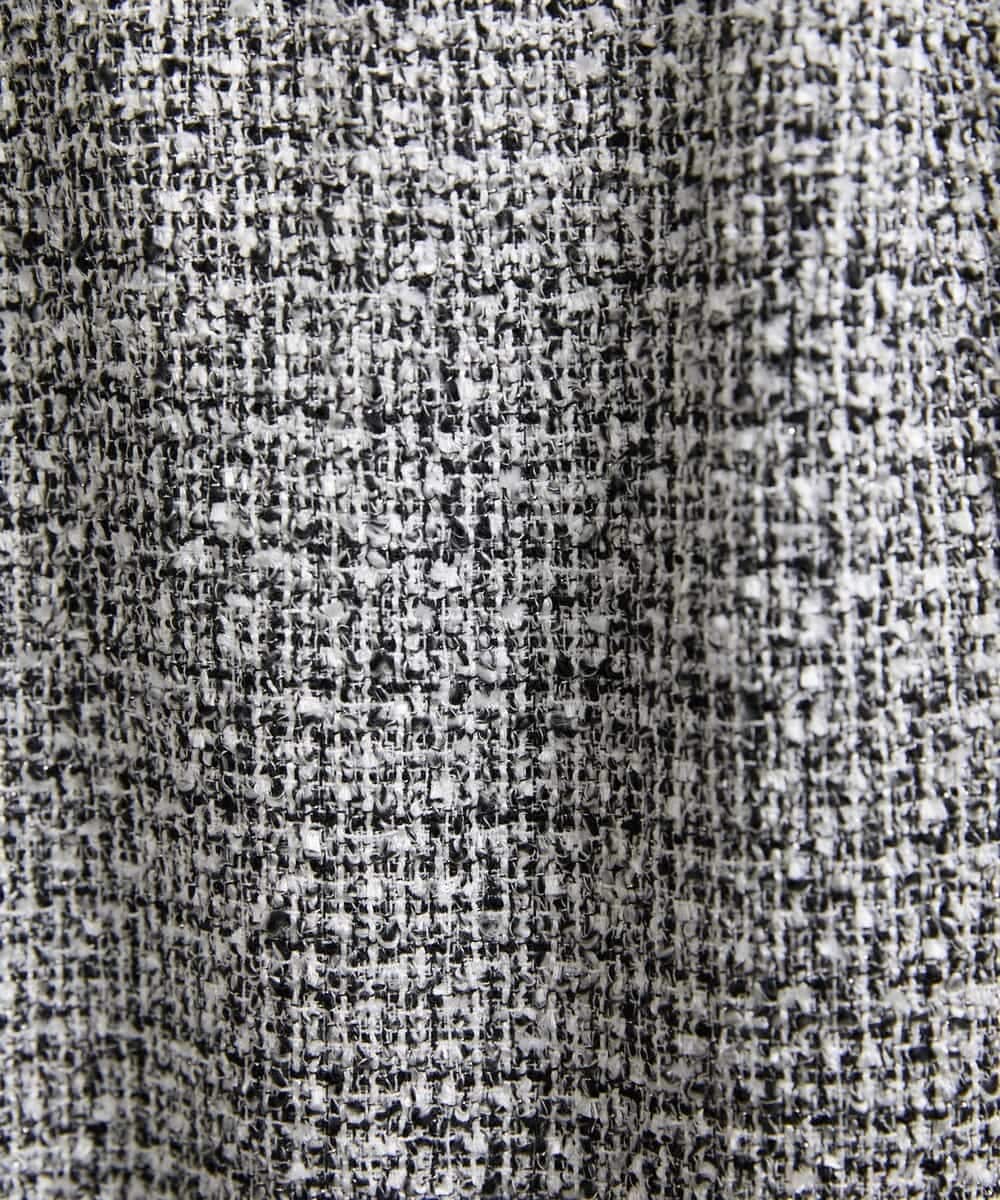 FMHDV01200 MICHEL KLEIN(ミッシェルクラン) [セットアップ対応]ファンシーツイードセミタイトスカート グレー(92)