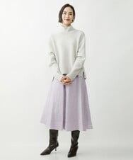 FMHFS22330 MICHEL KLEIN(ミッシェルクラン) [メディア着用]マトラッセタックスカート ミントグリーン(30)