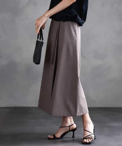 FMHGA11230 MICHEL KLEIN ベルト付きAラインスカート