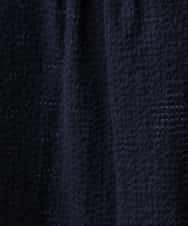 FMHGD05240 MICHEL KLEIN(ミッシェルクラン) [セットアップ対応/リラックスボトム]ワッフルギャザースカート ネイビー