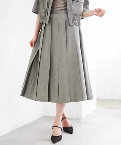 FMHGD12330 MICHEL KLEIN [セットアップ対応]プリーツスカート