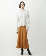 FMHGS41300 MICHEL KLEIN(ミッシェルクラン) フリンジマーメイドスカート ベージュ(83)