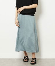 FMHGV39190 MICHEL KLEIN(ミッシェルクラン) ［セットアップ対応］アンティークサテンスカート イエロー(25)