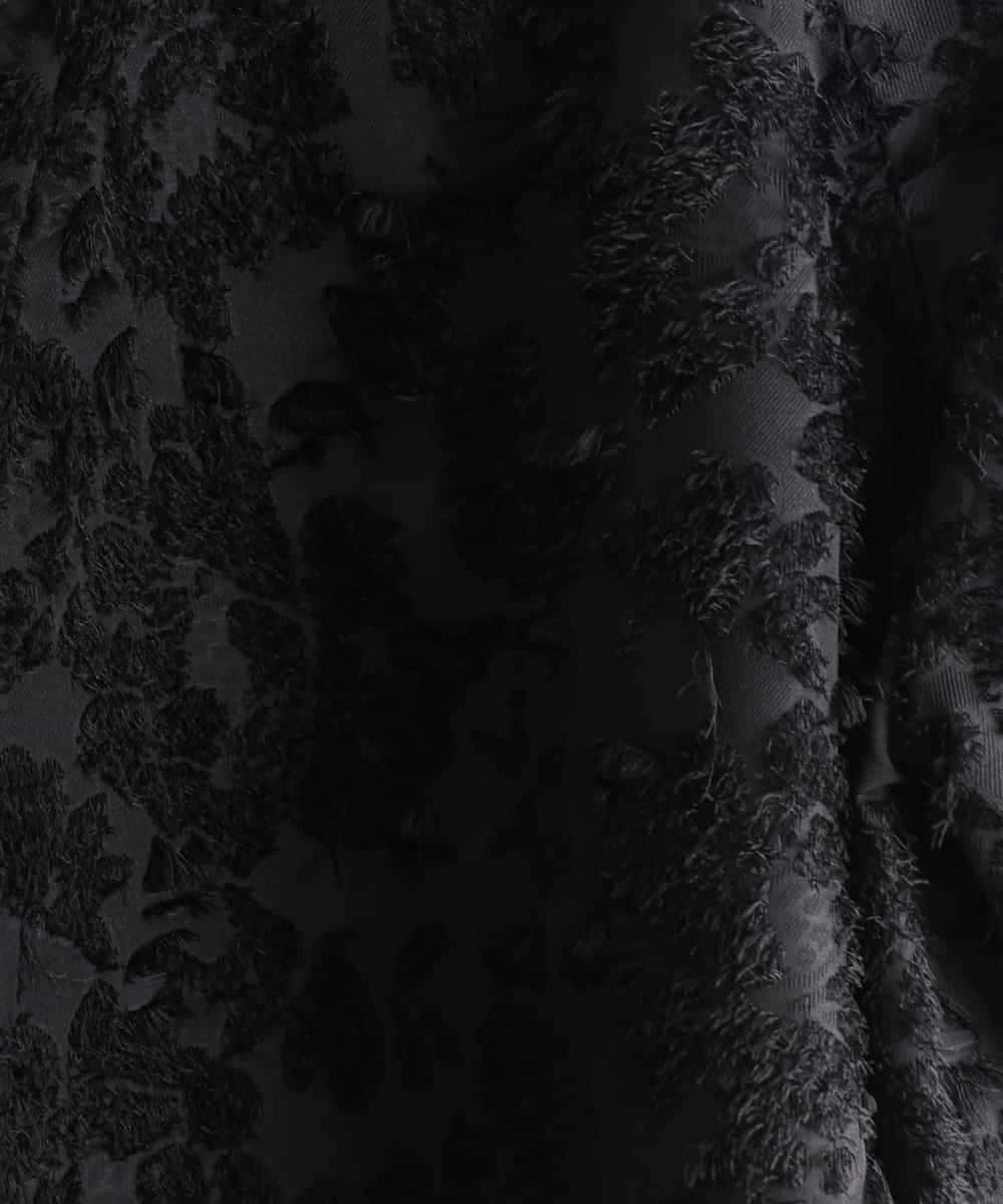 FMHHD05260 MICHEL KLEIN(ミッシェルクラン) フラワージャカードペンシルスカート ブラック