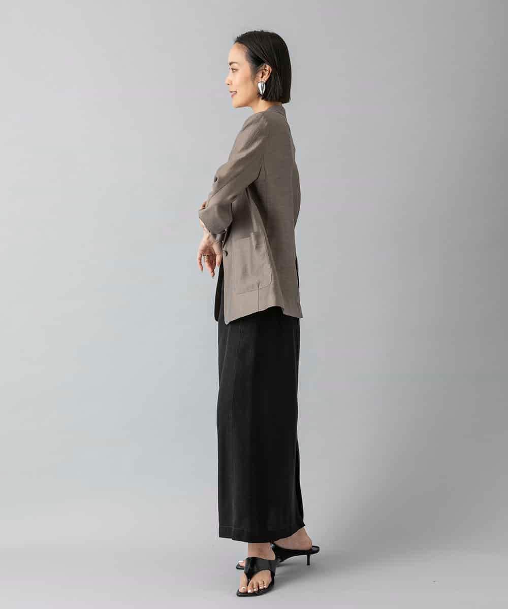 FMHHD18260 MICHEL KLEIN(ミッシェルクラン) ライトデニムスカート ネイビー