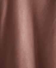 FMHJM14200 MICHEL KLEIN(ミッシェルクラン) ［洗える］マロンサテンイレギュラーヘムスカート ベージュ(83)