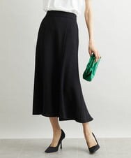 FMHJS12230 MICHEL KLEIN(ミッシェルクラン) [セットアップ対応]ミディ丈マーメイドスカート ブラック(94)