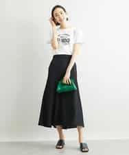 FMHJS12230 MICHEL KLEIN(ミッシェルクラン) [セットアップ対応]ミディ丈マーメイドスカート ブラック(94)