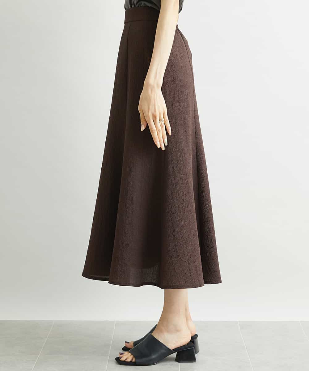 FMHJS12230 MICHEL KLEIN(ミッシェルクラン) [セットアップ対応]ミディ丈マーメイドスカート ブラック(94)