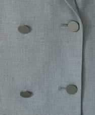 FMJAA11390 MICHEL KLEIN(ミッシェルクラン) ストレッチダブルブレストジレ(セットアップ対応) グレー(92)