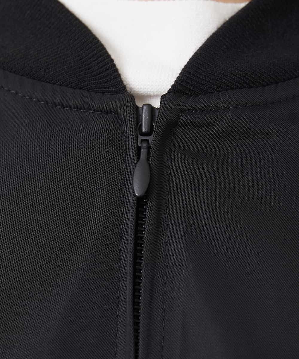 FMJAA70250 MICHEL KLEIN(ミッシェルクラン) MA-1ジャケット ブラック
