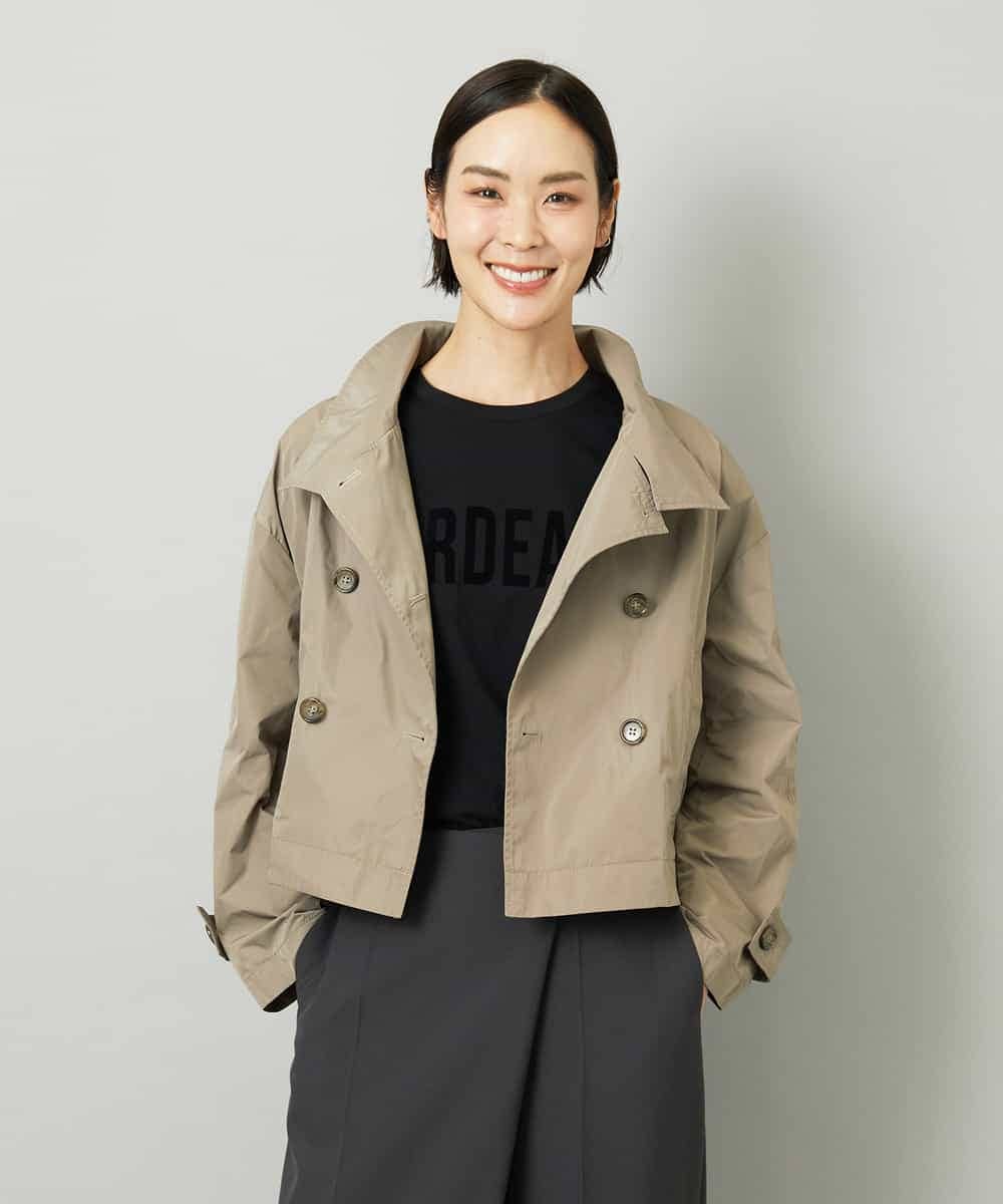 FMJAD11390 MICHEL KLEIN スタンドカラーショートブルゾン