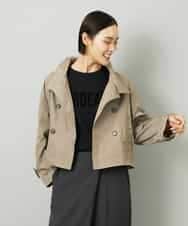 FMJAD11390 MICHEL KLEIN(ミッシェルクラン) スタンドカラーショートブルゾン ベージュ