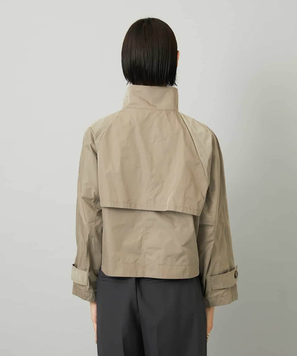 FMJAD11390 MICHEL KLEIN(ミッシェルクラン) スタンドカラーショートブルゾン ベージュ