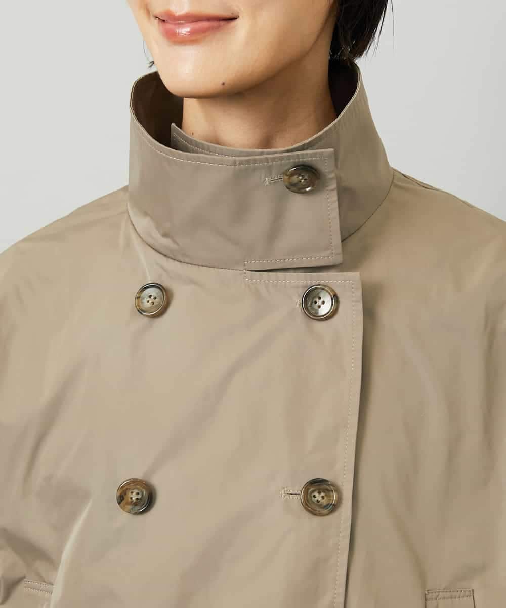 FMJAD11390 MICHEL KLEIN(ミッシェルクラン) スタンドカラーショートブルゾン ベージュ