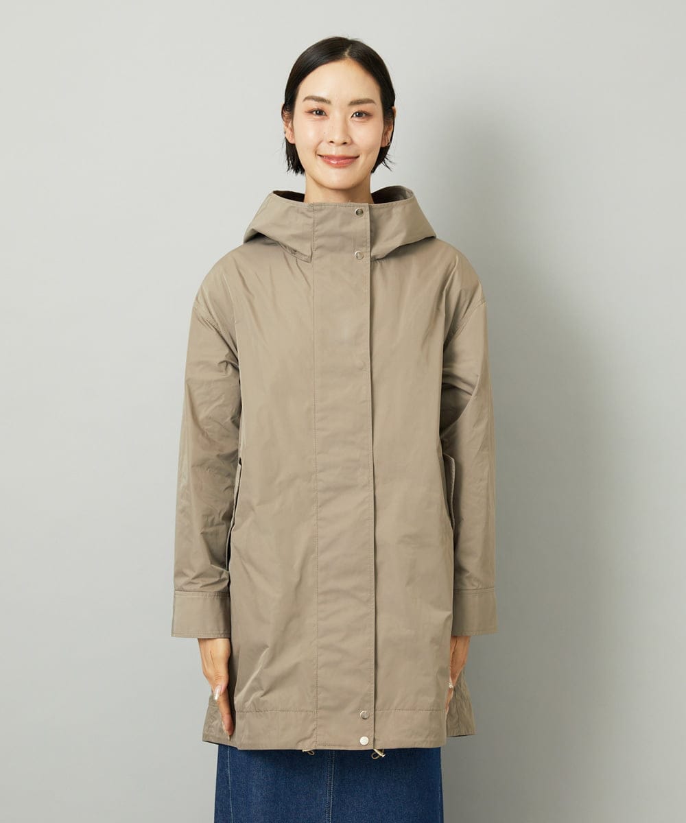FMJAD12490 MICHEL KLEIN(ミッシェルクラン) キルトライナー付きフードコート ベージュ