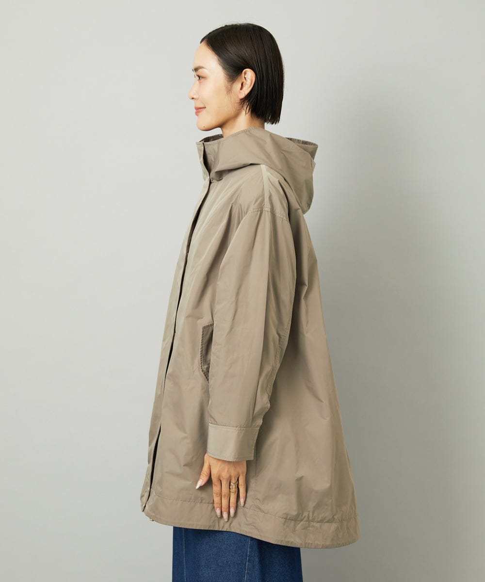 FMJAD12490 MICHEL KLEIN(ミッシェルクラン) キルトライナー付きフードコート ベージュ