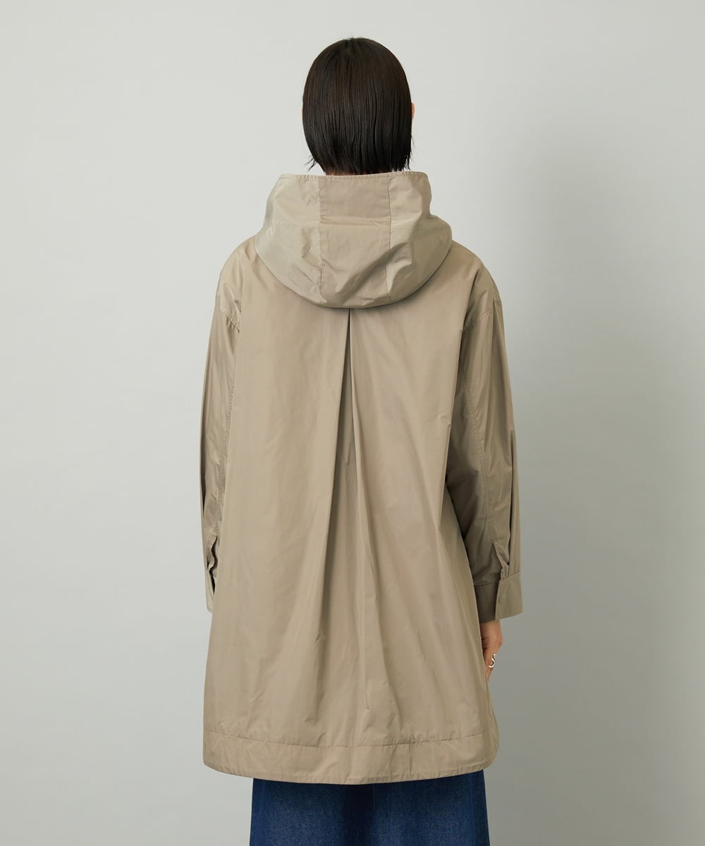 FMJAD12490 MICHEL KLEIN(ミッシェルクラン) キルトライナー付きフードコート ベージュ