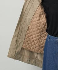 FMJAD12490 MICHEL KLEIN(ミッシェルクラン) キルトライナー付きフードコート ベージュ