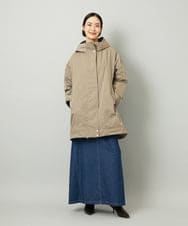 FMJAD12490 MICHEL KLEIN(ミッシェルクラン) キルトライナー付きフードコート ベージュ