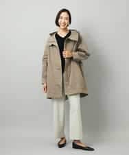 FMJAD12490 MICHEL KLEIN(ミッシェルクラン) キルトライナー付きフードコート ベージュ
