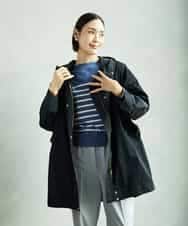 FMJAD12490 MICHEL KLEIN(ミッシェルクラン) キルトライナー付きフードコート ベージュ