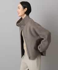 FMJAD15530 MICHEL KLEIN(ミッシェルクラン) スタンドカラーショートコート ベージュ