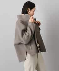 FMJAD15530 MICHEL KLEIN(ミッシェルクラン) スタンドカラーショートコート ベージュ