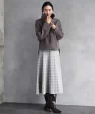 FMJAD15530 MICHEL KLEIN(ミッシェルクラン) スタンドカラーショートコート ベージュ