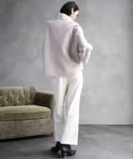 FMJAD15530 MICHEL KLEIN(ミッシェルクラン) スタンドカラーショートコート ベージュ