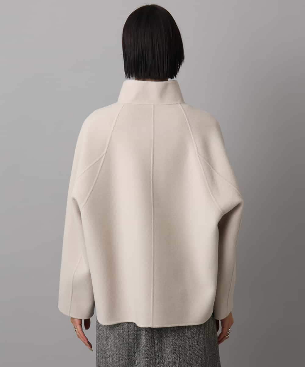 FMJAD15530 MICHEL KLEIN(ミッシェルクラン) スタンドカラーショートコート ベージュ