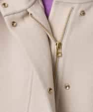 FMJAD15530 MICHEL KLEIN(ミッシェルクラン) スタンドカラーショートコート ベージュ