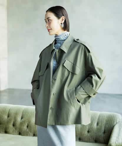 FMJAD41460 MICHEL KLEIN [セットアップ対応]ミリタリーカバーオール