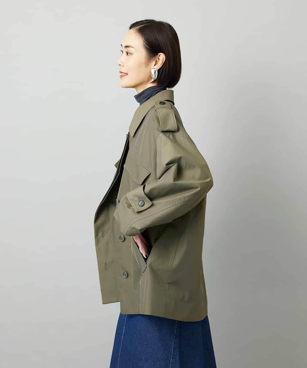 FMJAD41460 MICHEL KLEIN(ミッシェルクラン) [セットアップ対応]ミリタリーカバーオール カーキ