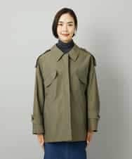 FMJAD41460 MICHEL KLEIN(ミッシェルクラン) [セットアップ対応]ミリタリーカバーオール カーキ