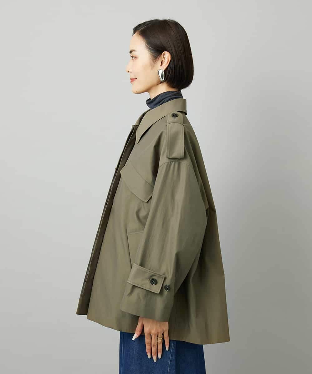 FMJAD41460 MICHEL KLEIN(ミッシェルクラン) [セットアップ対応]ミリタリーカバーオール カーキ