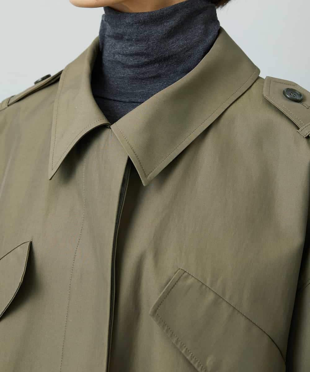 FMJAD41460 MICHEL KLEIN(ミッシェルクラン) [セットアップ対応]ミリタリーカバーオール カーキ