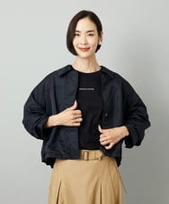 FMJAD43390 MICHEL KLEIN(ミッシェルクラン) ステンカラーショートブルゾン カーキ