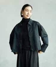 FMJAD43390 MICHEL KLEIN(ミッシェルクラン) ステンカラーショートブルゾン カーキ